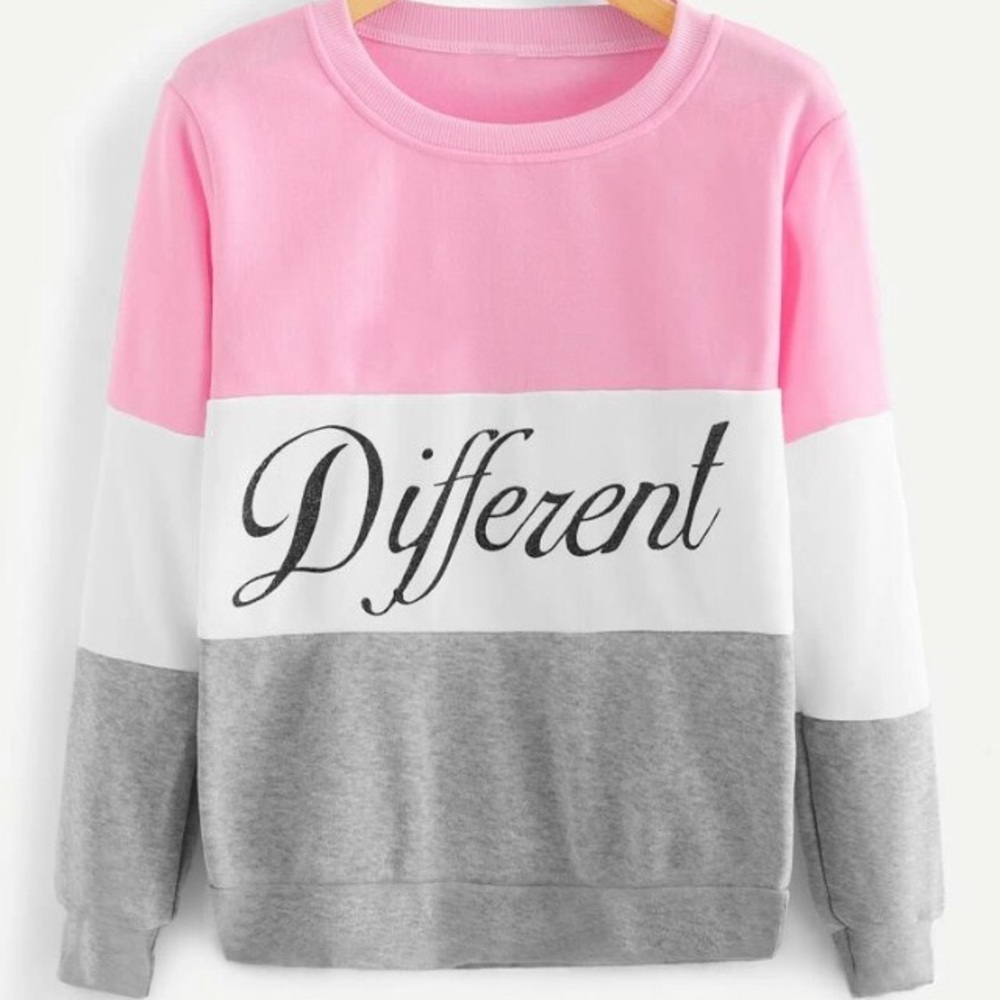 Adorable Block Color Sweatshirt!!